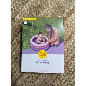 Sun Squad Inflatable Mini Pool Kiddie Splash Water Toy 27 Inch New